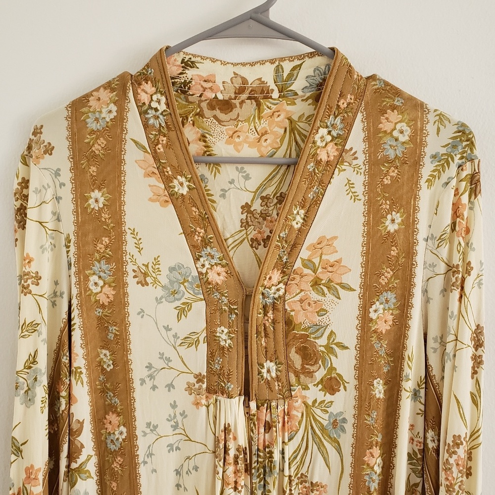 70s Floral Vintage Dress